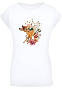 F4NT4STIC DISNEY BAMBI MEADOW Print T-shirt white