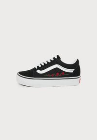 Επιλέχθηκε, rose embroidery black/red