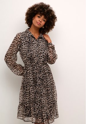 YUNA - Shirt dress - natrual animal spots