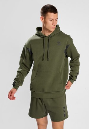 Hummel ACTIVE CO  - Kapuzenpullover - olive night