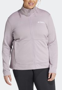 adidas Terrex Fleecejacka - berry