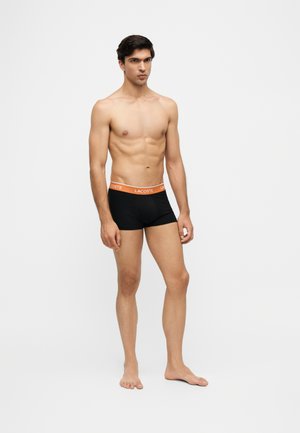 Lacoste, UNDERWEAR TRUNK 3 PACK - Boxers - black/pumpkin orange