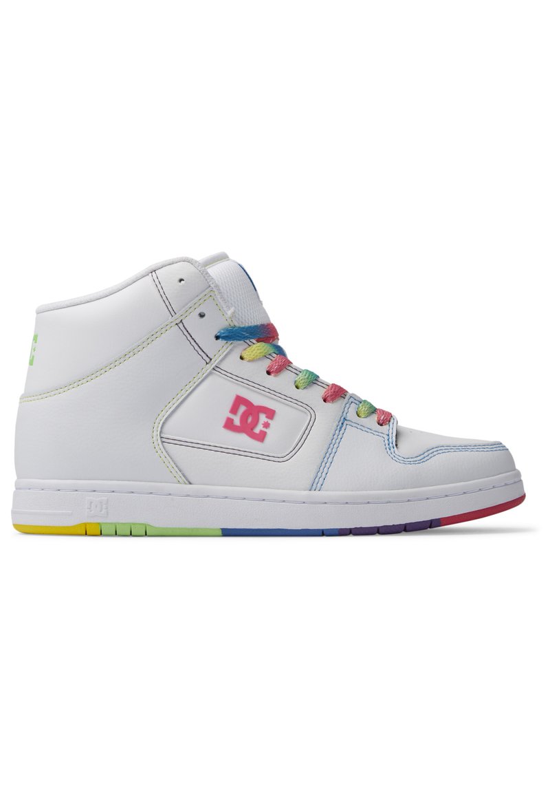 DC Shoes MANTECA 4 - Høye joggesko - trw white rainbow