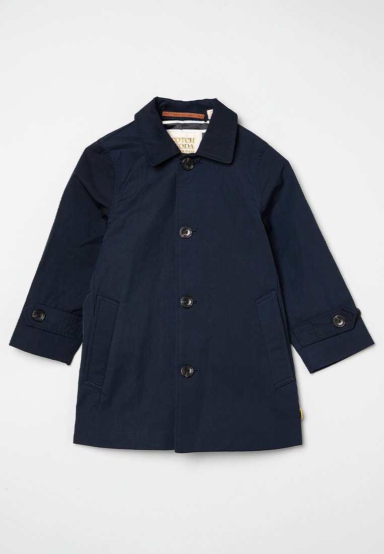 Scotch & Soda Trenchcoat donkerblauw