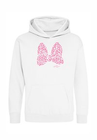 Disney MICKEY & FRIENDS  LEOPARD - Felpa con cappuccio - white