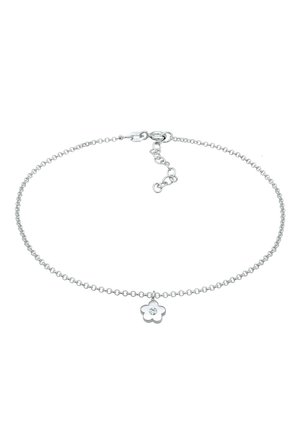 SPARKLING FLOWER CHARM - MIT KRISTALLEN VON SWAROVSKI® - Ankelkæder - silberfarben