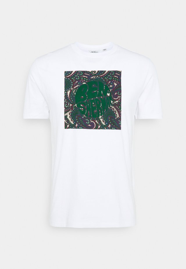 LOGO TEE - Print T-shirt - white