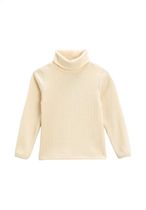TURTLE NECK SOFT TEXTURED - Camiseta de manga larga - beige