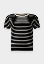 Pieces PCJANNIE BABY TEE - T-shirt con stampa - bright white/black/bianco Pieces PCJANNIE BABY TEE - T-shirt con stampa - bright white/black/bianco