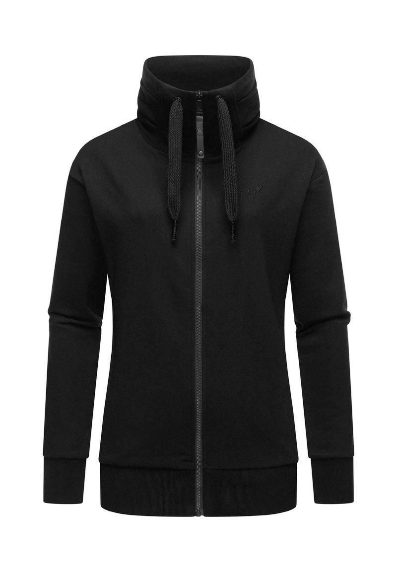 Ragwear SHOCKY - Felpa con zip - black