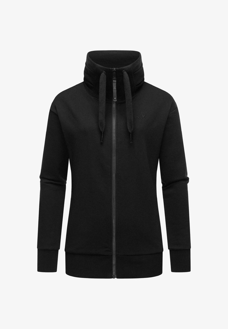 Ragwear SHOCKY - Majica s kapuljačom i patentnim zatvaračem - black