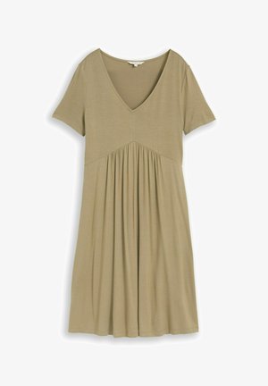TOM TAILOR, Jerseykleid - silver olive