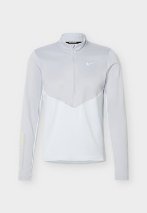 Nike Performance, WINTERIZED PACER  - Fleecepullover - pure platinum/light smoke grey/volt