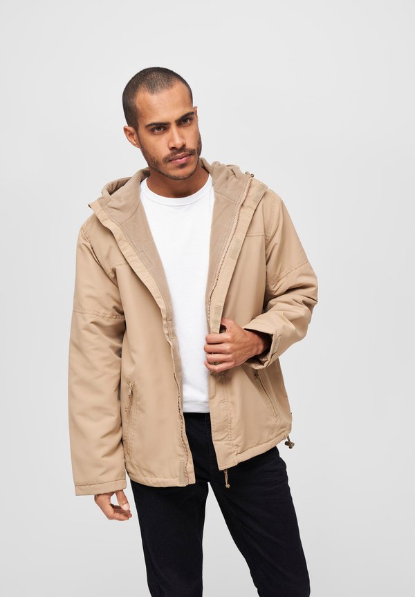 BREAKER FRONTZIP - Übergangsjacke - camel
