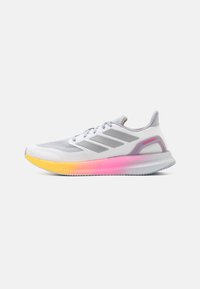 adidas Performance PUREBOOST 5 - Katujuoksukengät - footwear white/silver metallic/spark