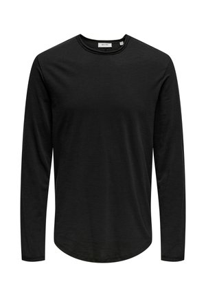 Only & Sons ONSBENNE  - Pikkade varrukatega topp - black