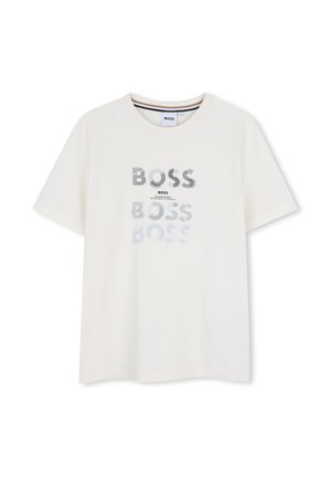 BOSS Kidswear, TEE-SHIRT MANCHES COURTES - T-shirt imprimé - ivory