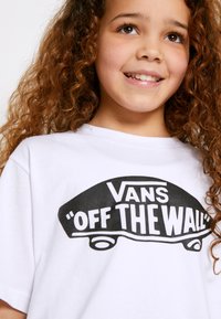 Vans Triko s potiskem - white/black