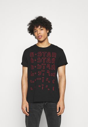 EMBRO GRADIENT GRAPHIC LASH - T-shirt con stampa - black