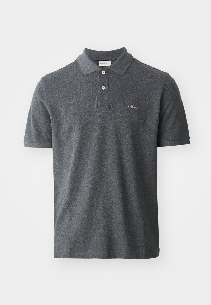 Gant Poloshirt grijs gemêleerd