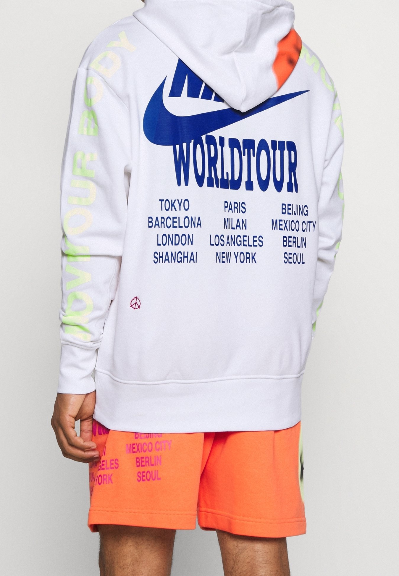 nike world tour hoodie white