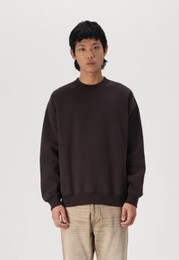 Abercrombie & Fitch Essential Crew Sweatshirt - Sweatshirt - after dark