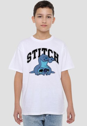 STITCH HANDSTAND - Print T-shirt - white
