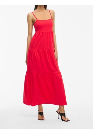 Maxi-jurk - mottled red