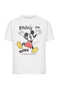 MICKEY MOUSE ENJOY THE NOW TEE - Majica kratkih rukava s printom - white