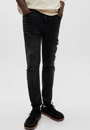 Jeans Urban Classics Elasticizzati Uomo - Taglio Dritto, Blu Scuro, Vestibilità Comoda - 12