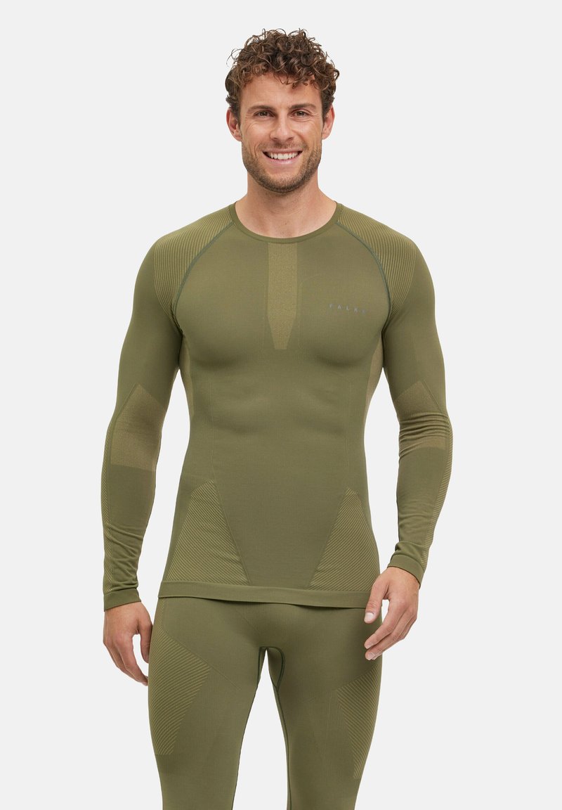 FALKE WARM LONGSLEEVED SHIRT MILD TO COLD TEMPERATURES - Hemd - herb