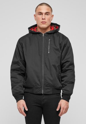 Brandit LORD CANTERBURY HOODED - Felpa con zip - black
