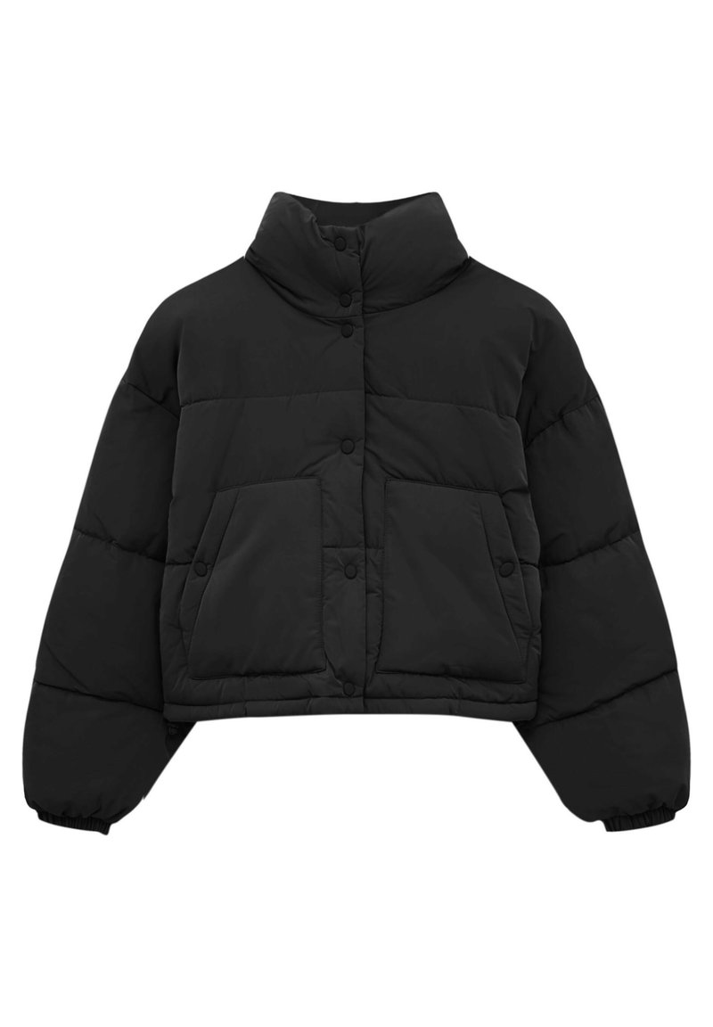 PULL&BEAR Winterjas zwart