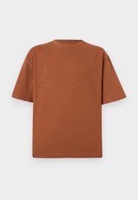 SLH LOOSE OSCAR O NECK TEE - T-shirt basic - soft silt
