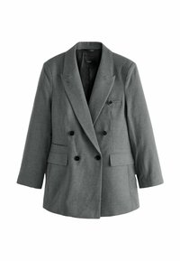 Next OVERSIZED DOUBLE BREASTED - Blazer - dark grey