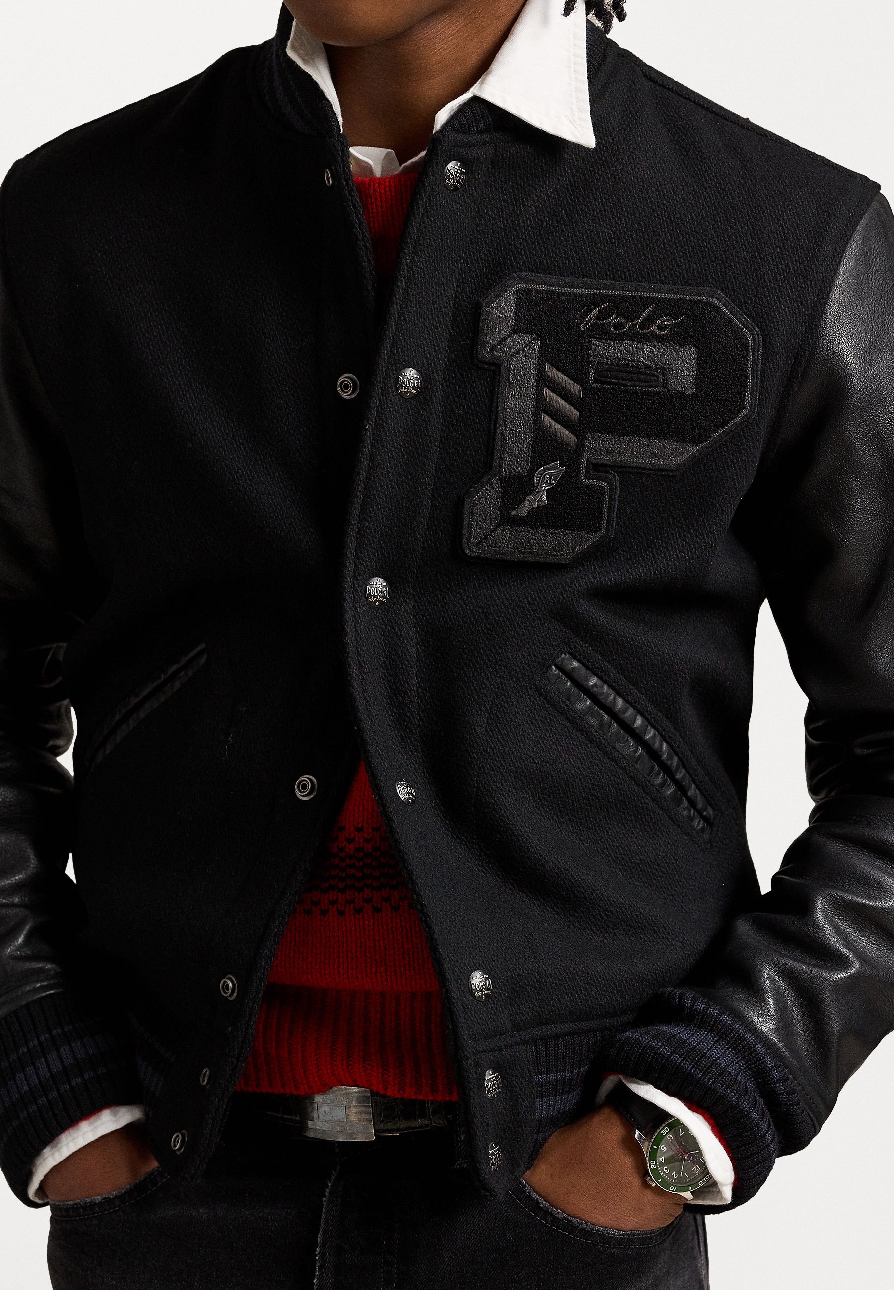 Polo Ralph Lauren THE ICONIC LETTERMAN JACKET - Bomber