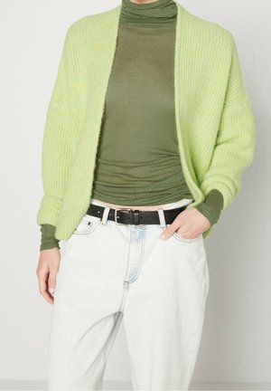 Cardigan - mottled yellow