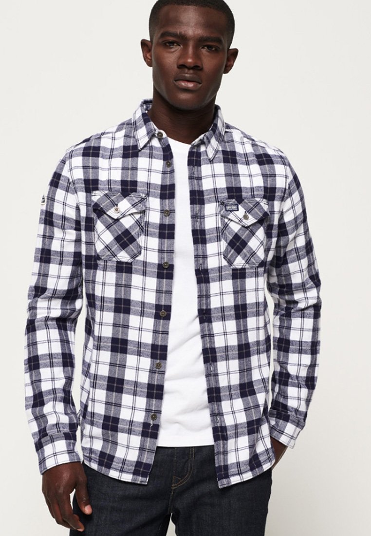 superdry woolen shirts