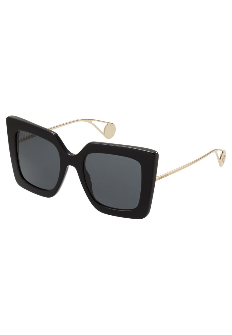 Gucci Occhiali da sole - black/gold-coloured/grey