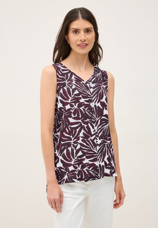 GEMUSTERTES  - Top - rot