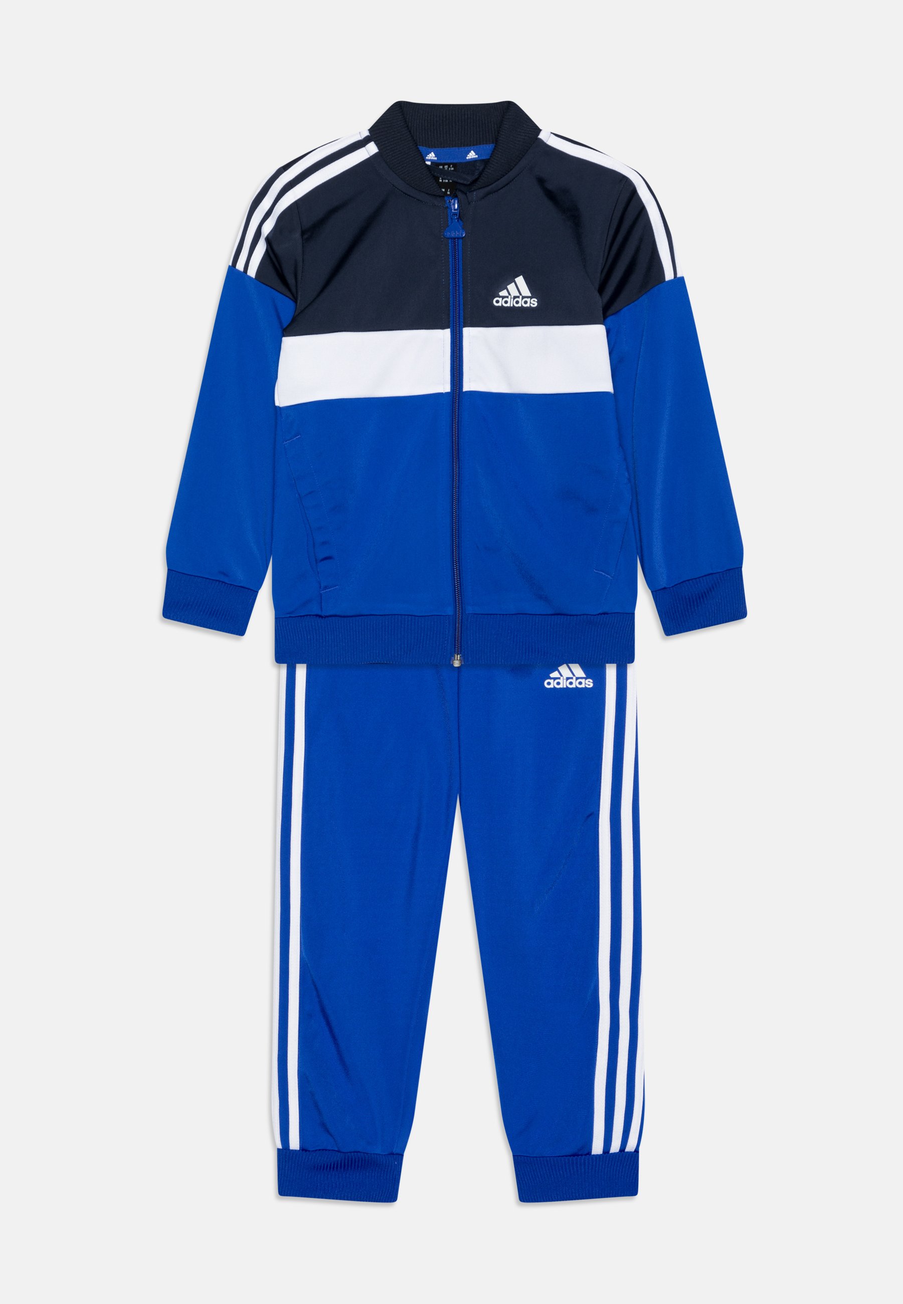 - lucid adidas - blue/dunkelblau 3-STRIPES TIBERIO Performance Trainingsanzug ink/white/semi legend COLORBLOCK