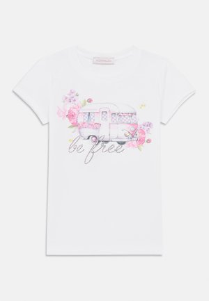 REGULAR TEE BE FREE - Μπλουζάκι με στάμπα - bianco