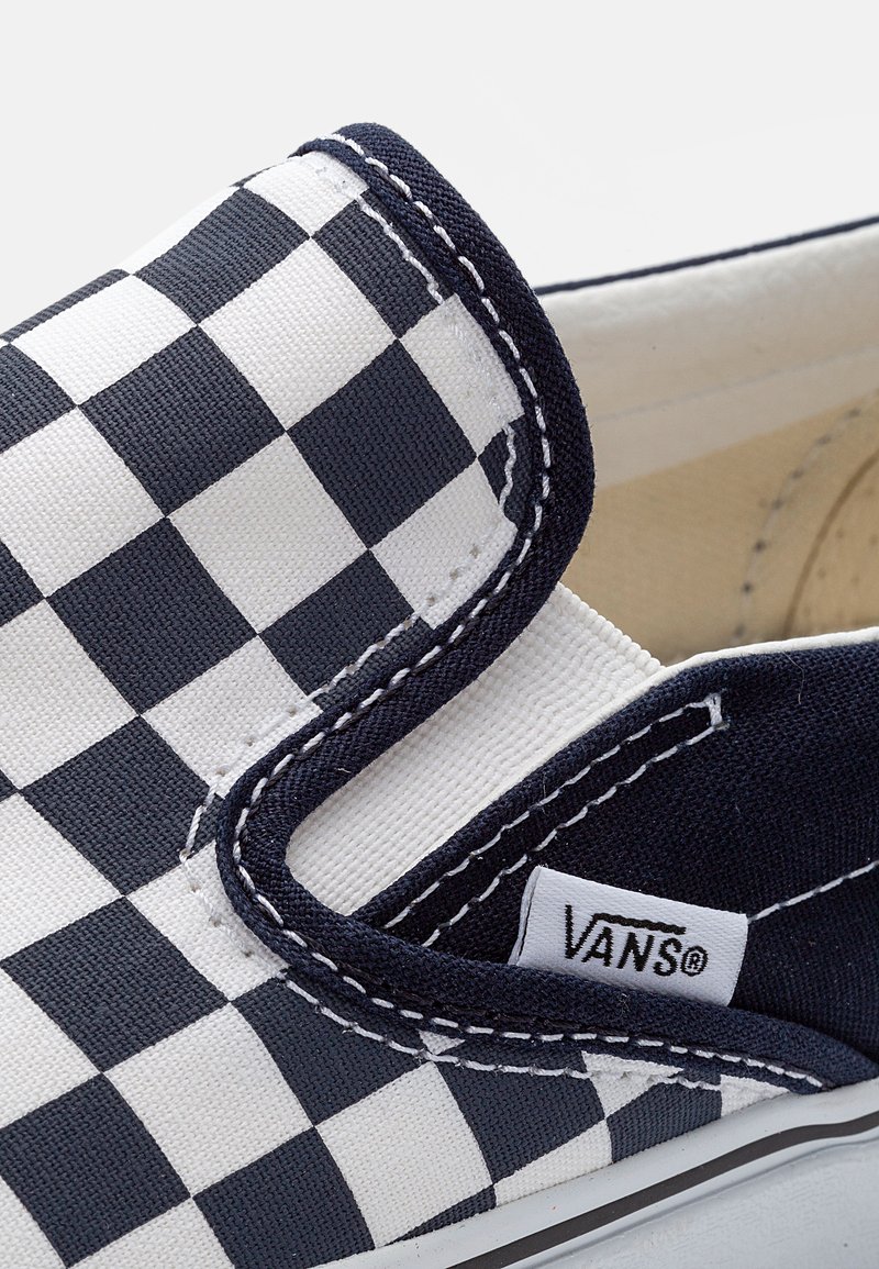 vans a carreaux bleu