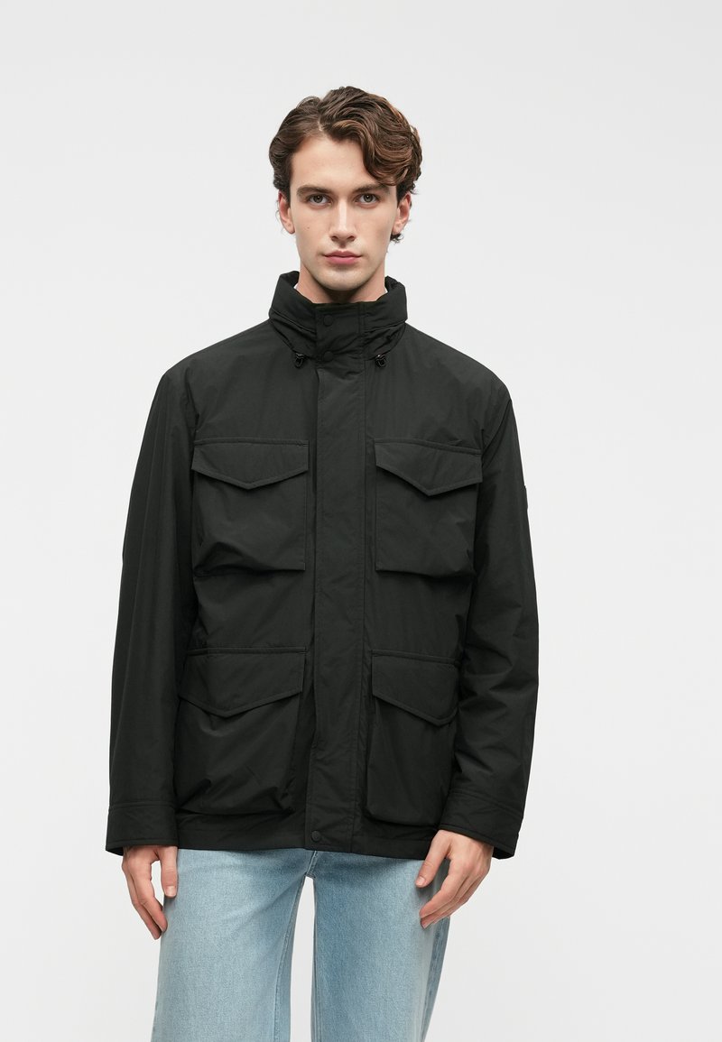 Tommy Hilfiger PACKABLE FIELD JACKET - Zimní bunda - black