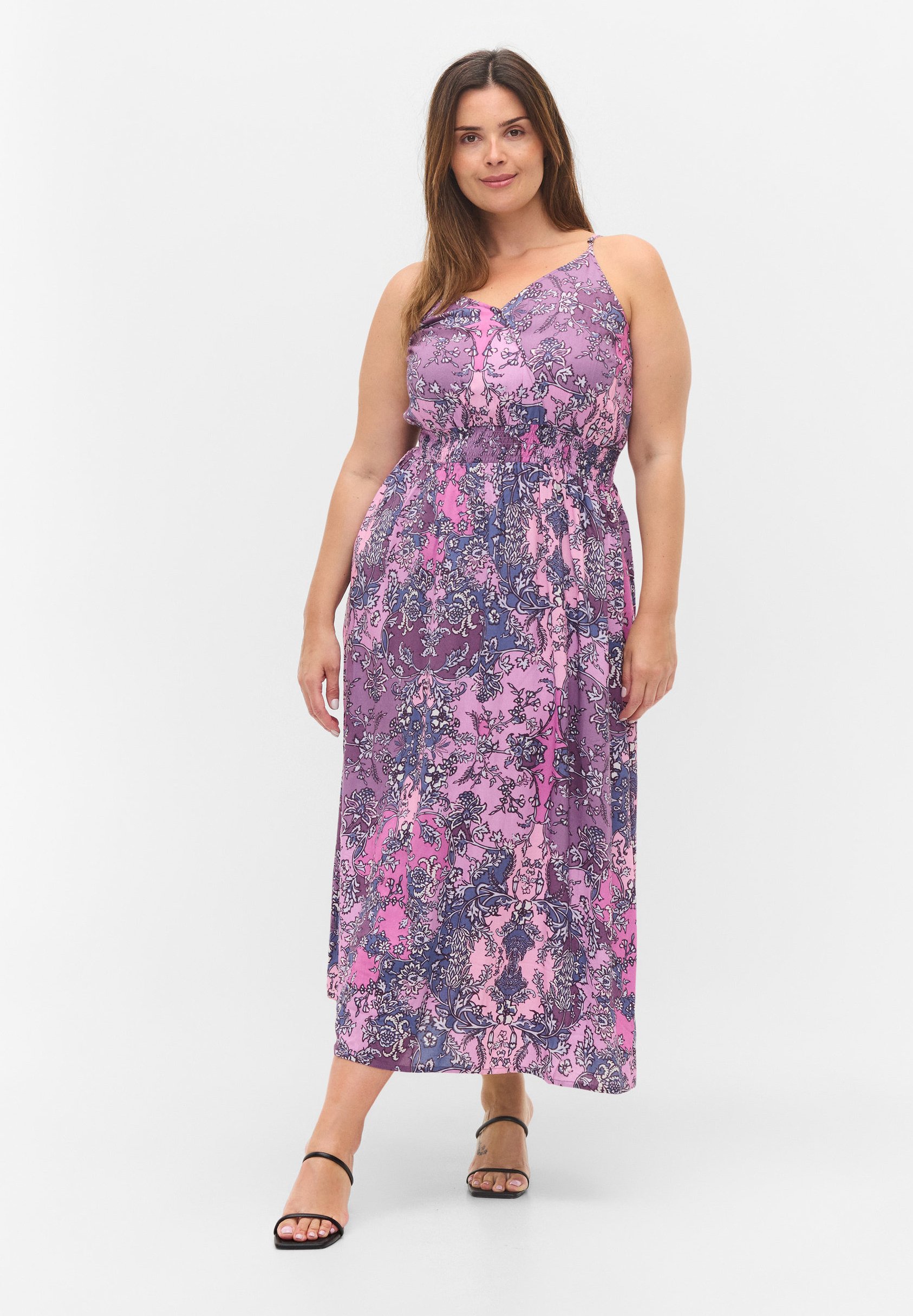 Zizzi Vestito estivo - purple paisley/viola - Zalando.it