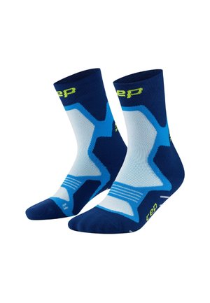 RUN COMPRESSION CUSHION MID CUT UNISEX - Chaussettes de sport - blue