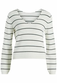 VILA Strickpullover - black