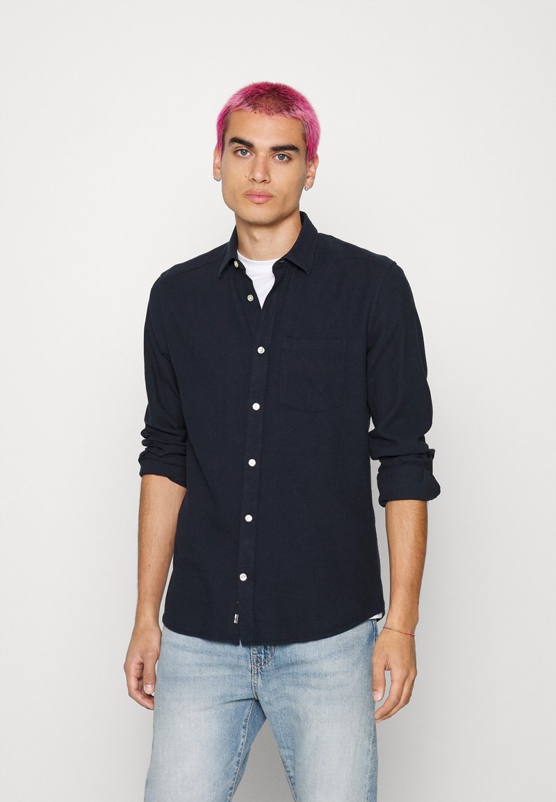 Only & Sons ONSLUCA LIFE SOLID - Camisa - dark navy