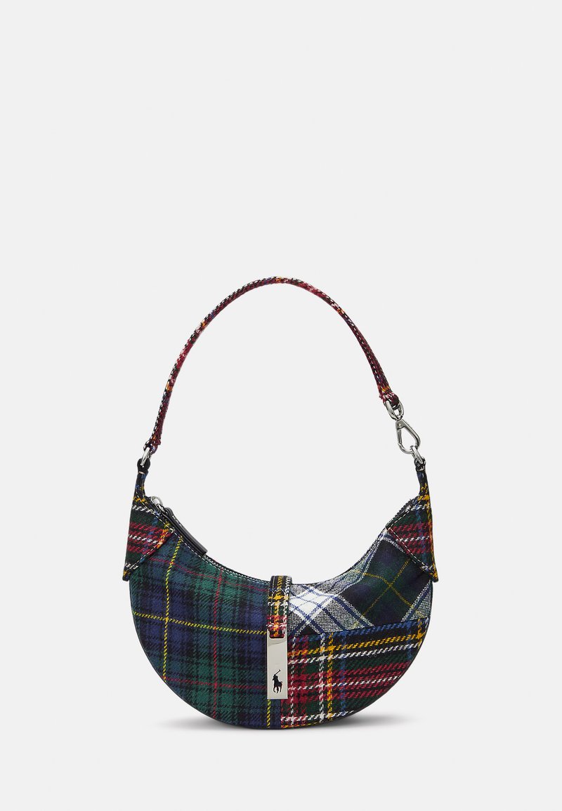 Polo Ralph Lauren POLO ID PLAID MINI SHOULDER BAG - Torbica - red multi
