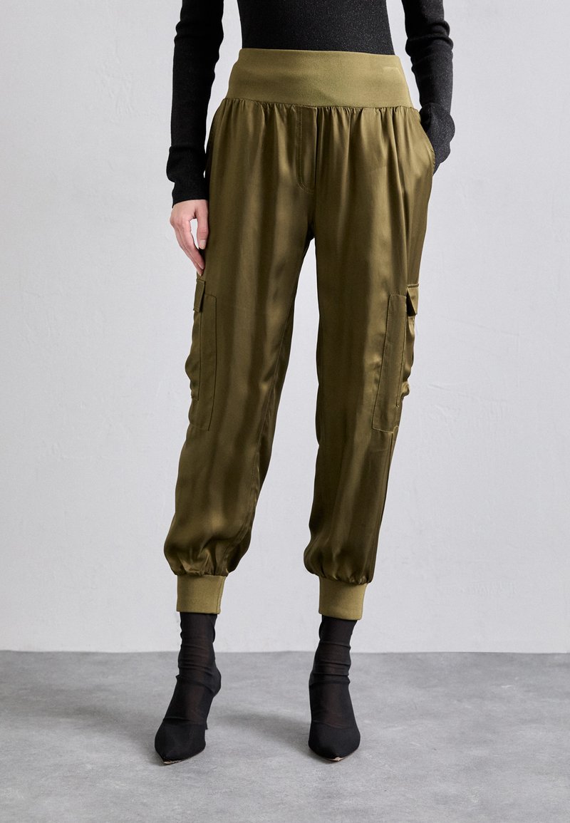 Cinq à Sept GILES PANT - Cargobroek - dark olive